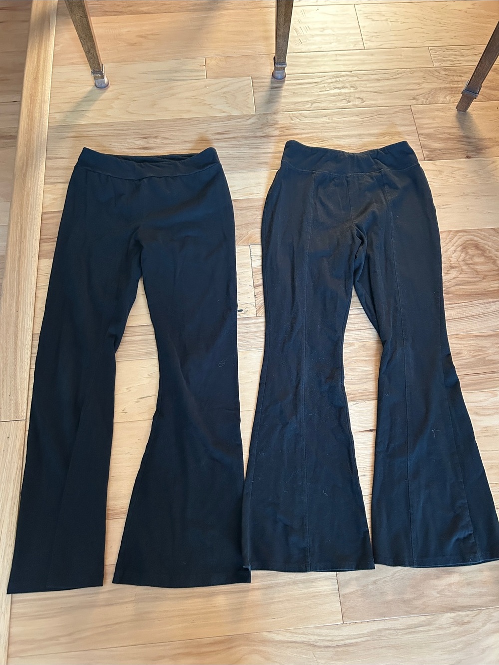 Set of Four Kids Black Leggings